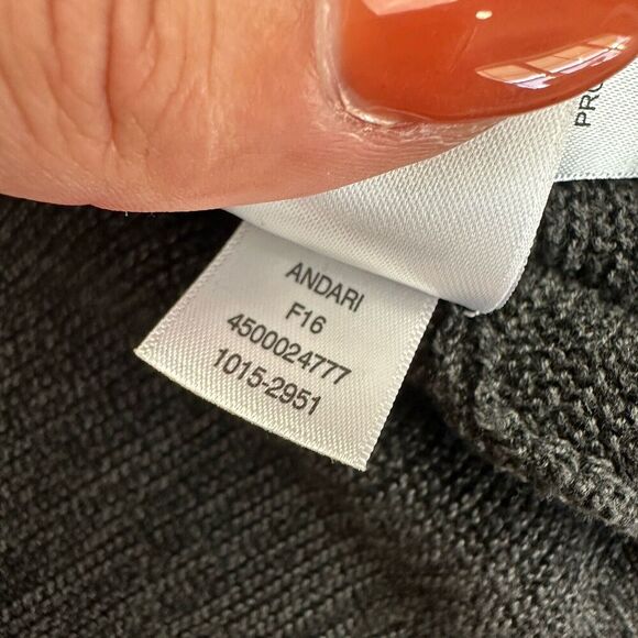 Exofficio Gray 1/4 Zip Long Sleeve Pullover Sweater Mock Neck Sz M Cable Knit - Picture 10 of 13